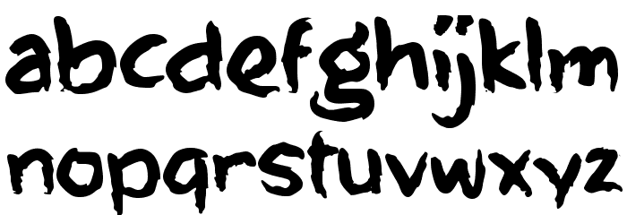 Erupsi Semeru Font LOWERCASE