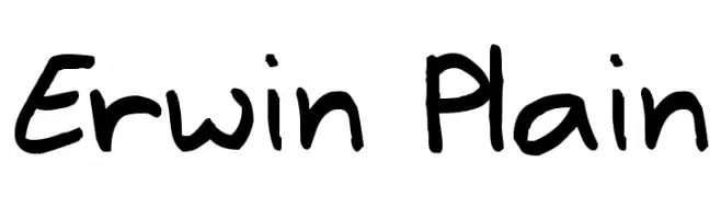 Erwin Plain  Fuentes Gratis Descargar