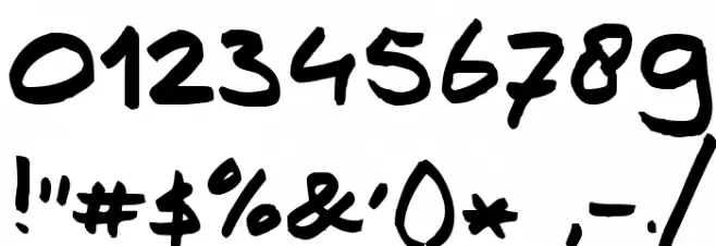 Erwin Plain Font OTHER CHARS