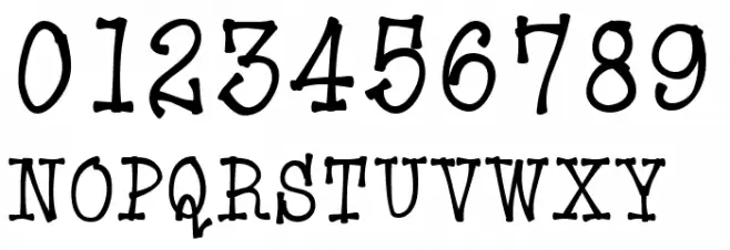 Eryx Cartoon Regular Font OTHER CHARS