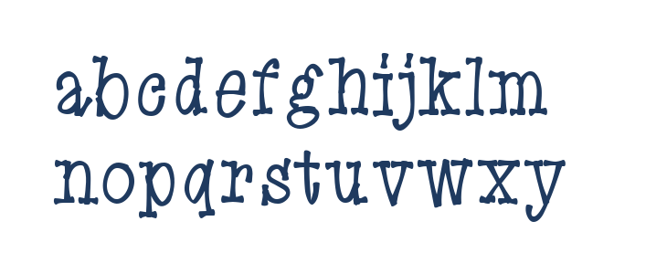 Eryx Cartoon Regular Lowercase