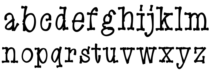 EryxCartoon Font LOWERCASE