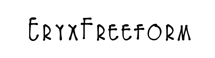 EryxFreeform  baixar fontes gratis