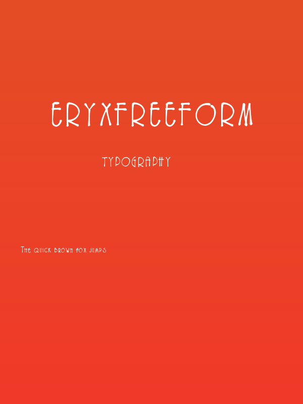 EryxFreeform Poster