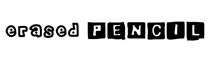 erased PENCIL  baixar fontes gratis