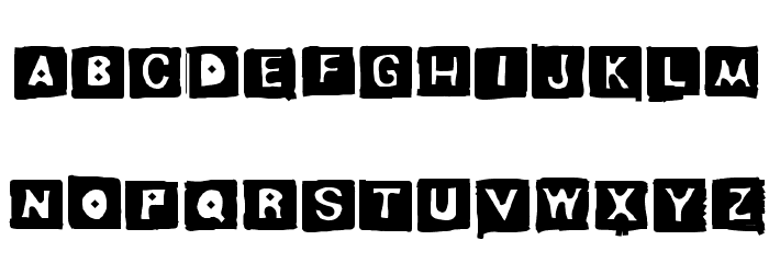 erased PENCIL Font OTHER CHARS