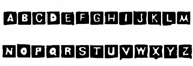 erased PENCIL Font OTHER CHARS