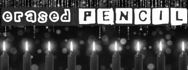 erased PENCIL Font examples