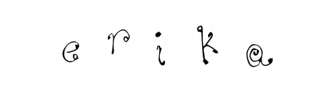 eriKa  Frei Schriftart Herunterladen