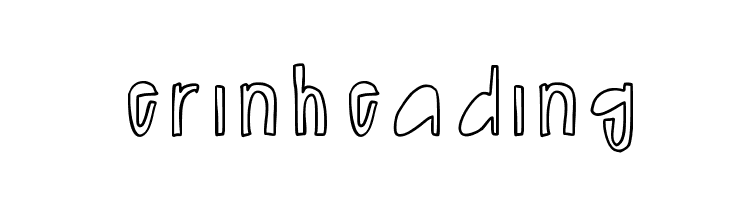 erinheading  Frei Schriftart Herunterladen