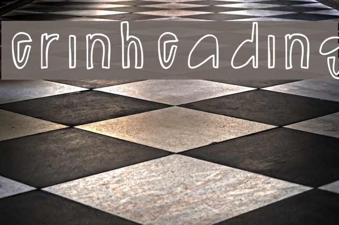 erinheading Font examples