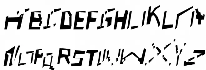 err0r Oblique Шрифта ВЕРХНИЙ