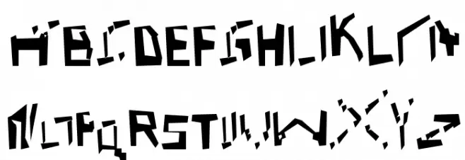 err0r Schriftart Kleinbuchstaben