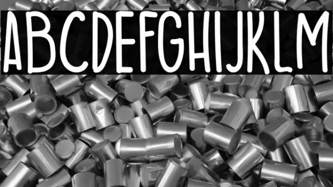 ES CAMPUR ENAK  Font examples