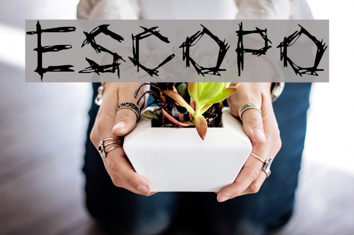 ESCOPO Font examples