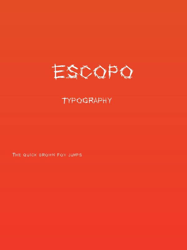 ESCOPO Poster