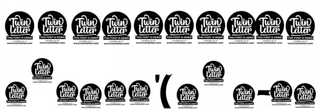 ESGARD Thin Personal Use Font OTHER CHARS