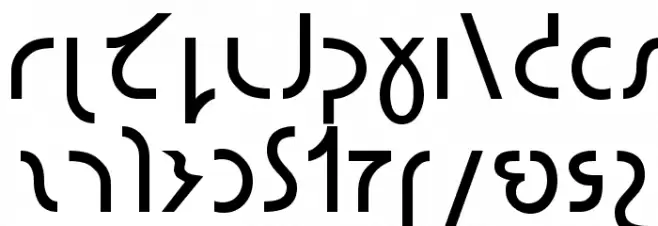ESL Gothic Shavian 字体 小写
