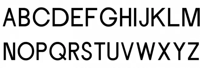 ESL Gothic Unicode फ़ॉन्ट अपरकेस