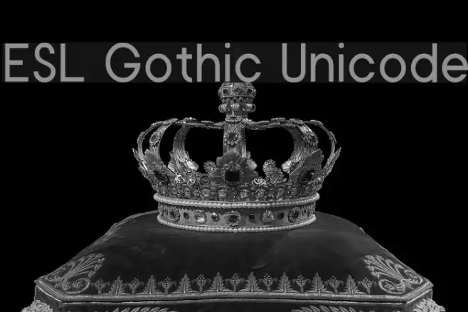 ESL Gothic Unicode Example 1