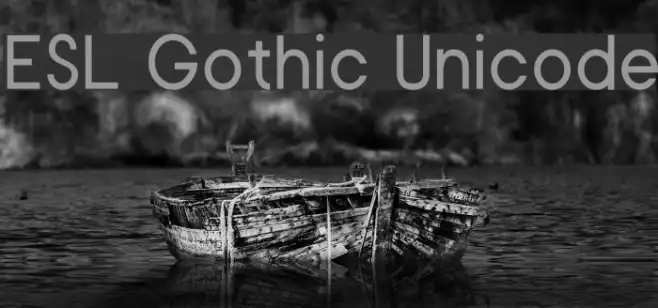 ESL Gothic Unicode Example 3