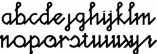 ESPRESSO Schriftart Groß
