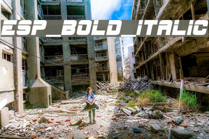 ESP_Bold_Italic フォント examples