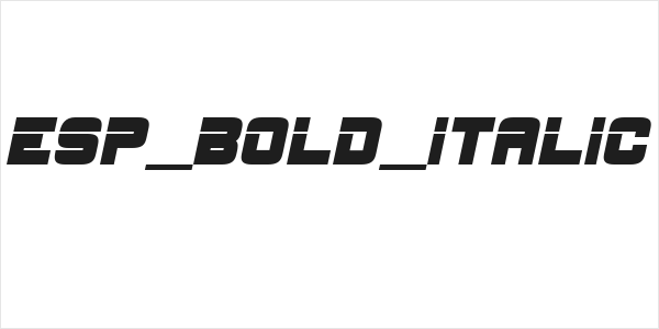ESP_Bold_Italic Logo