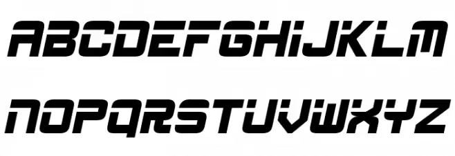 ESP_Italic Schriftart Groß