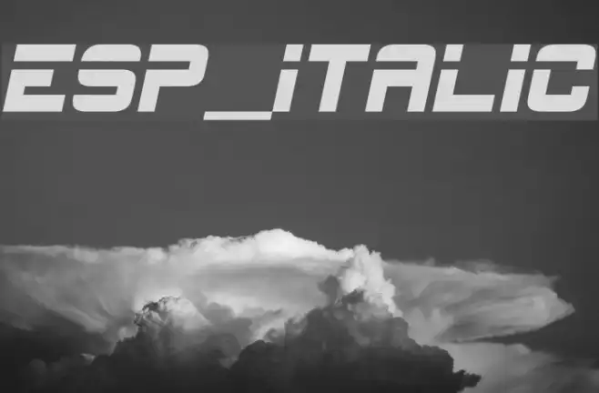 ESP_Italic Example 1