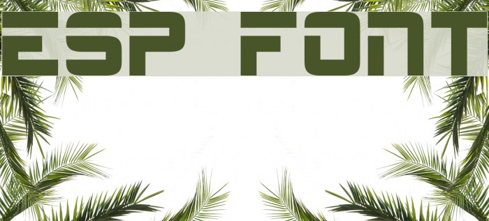 ESP Font examples