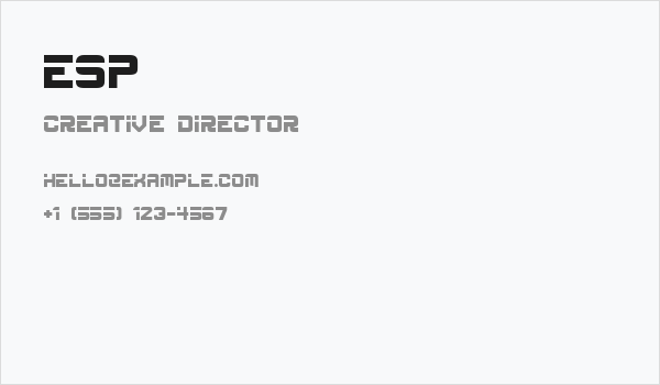 ESP Business Card