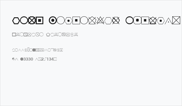 ESRI Geometric Symbols Business Card