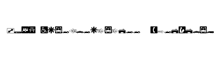 ESRI Transportation  Municipal  免费字体下载