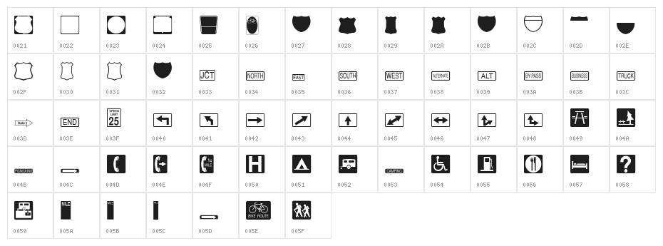 ESRI Transportation  Municipal Character Map
