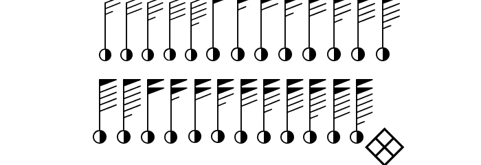 ESRI Weather Font LOWERCASE