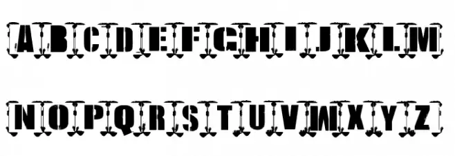 ESTILO URBANO Шрифта ВЕРХНИЙ