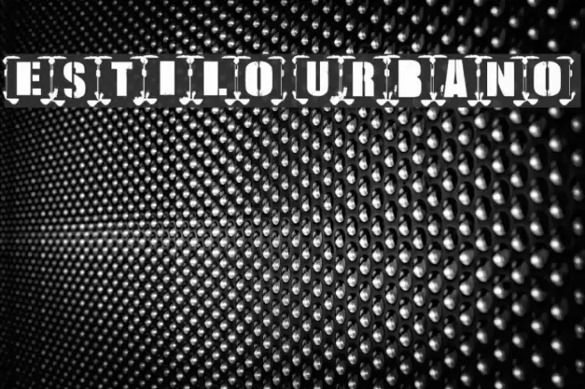 ESTILO URBANO Шрифта examples