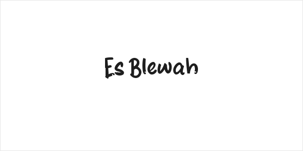 Es Blewah Logo