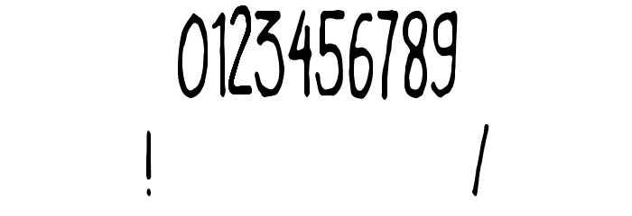 EsKelapaMuda Font OTHER CHARS