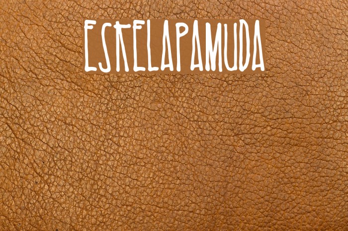 EsKelapaMuda Font examples