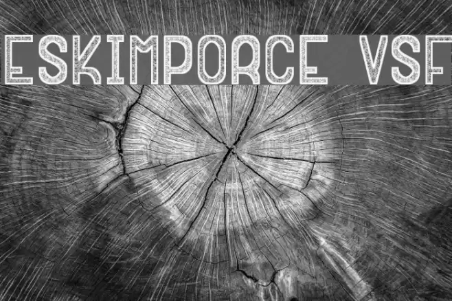EsKiMpOrCe VsF Font examples