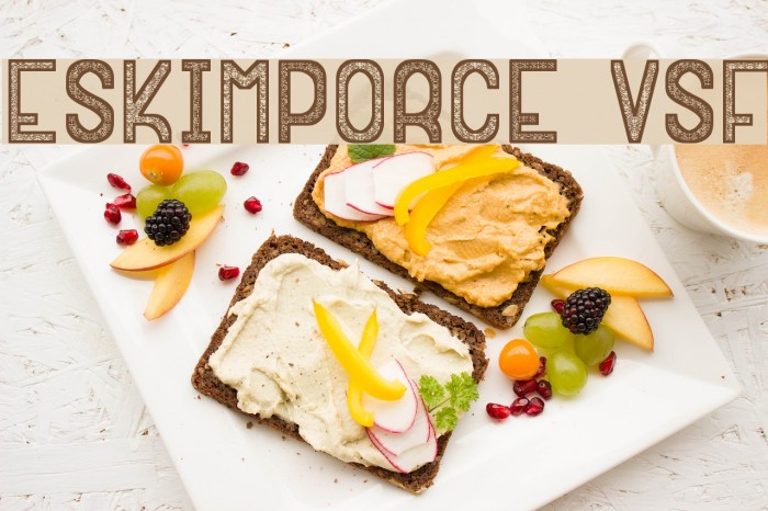 EsKiMpOrCe VsF Font examples