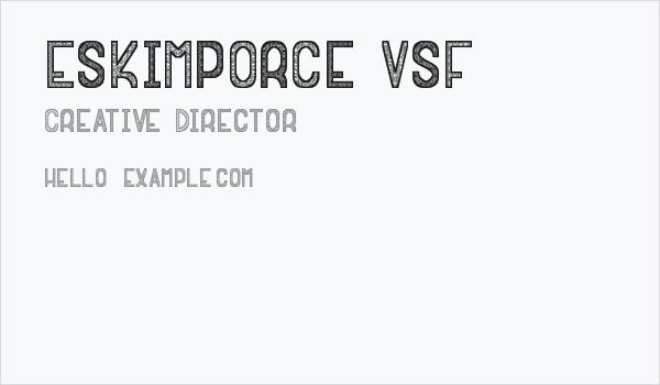 EsKiMpOrCe VsF Business Card