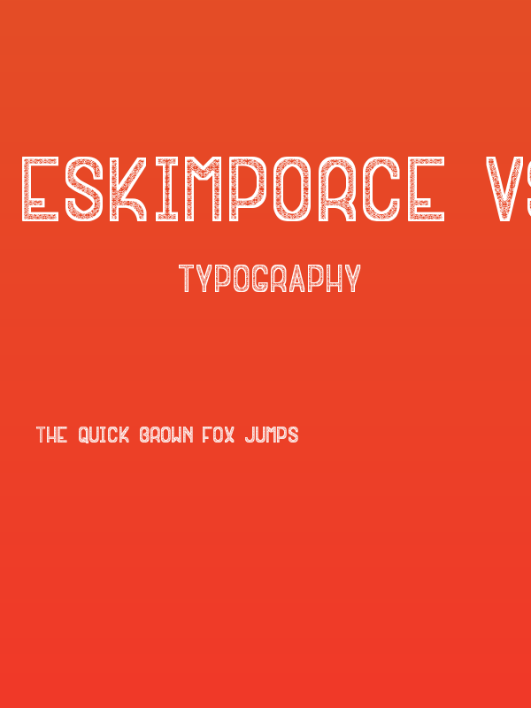 EsKiMpOrCe VsF Poster