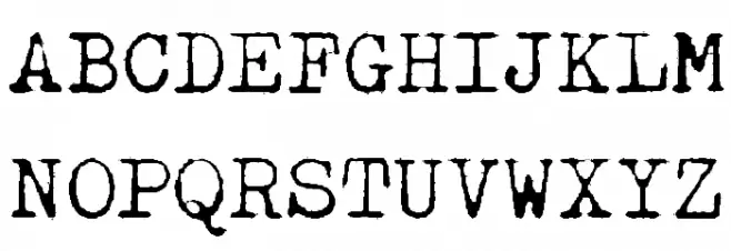 Esat Hoxha NRML 字体 大写