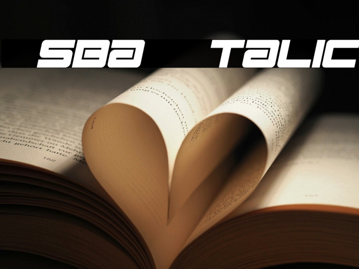 Esba - Italic Example 3