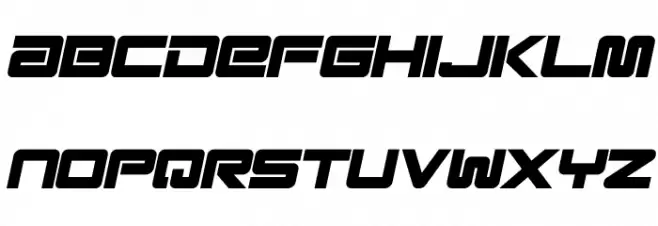 Esba - Italic Font LOWERCASE