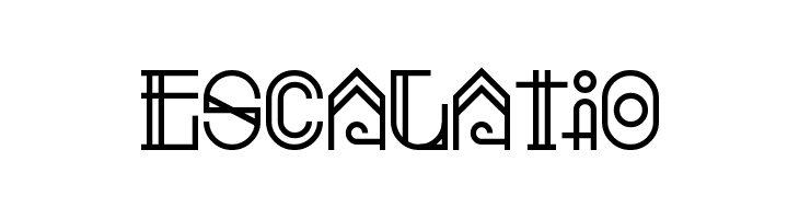 Escalatio  免费字体下载