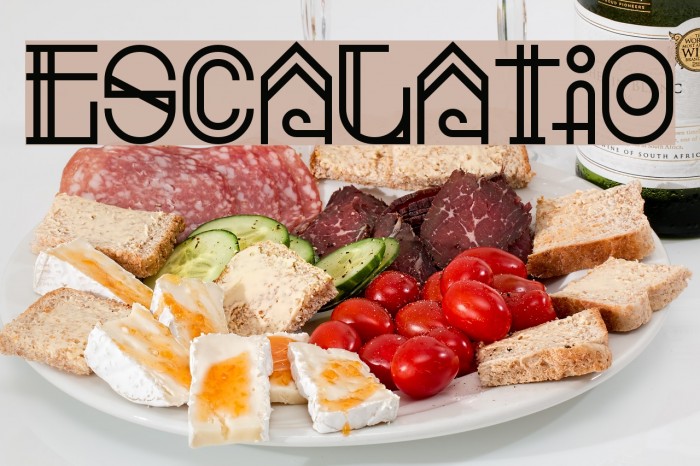 Escalatio Font examples